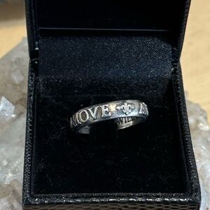 Coreterno Silver “AMOR CHE TUTTO MOVE” Ring
